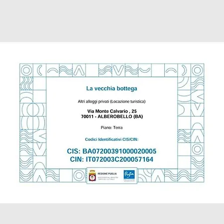 Il Trullo La Vecchia Bottega * Alberobello