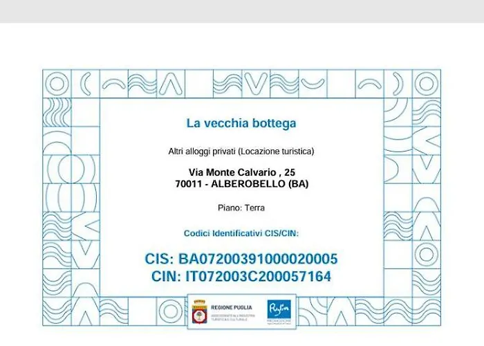 Il Trullo La Vecchia Bottega *
